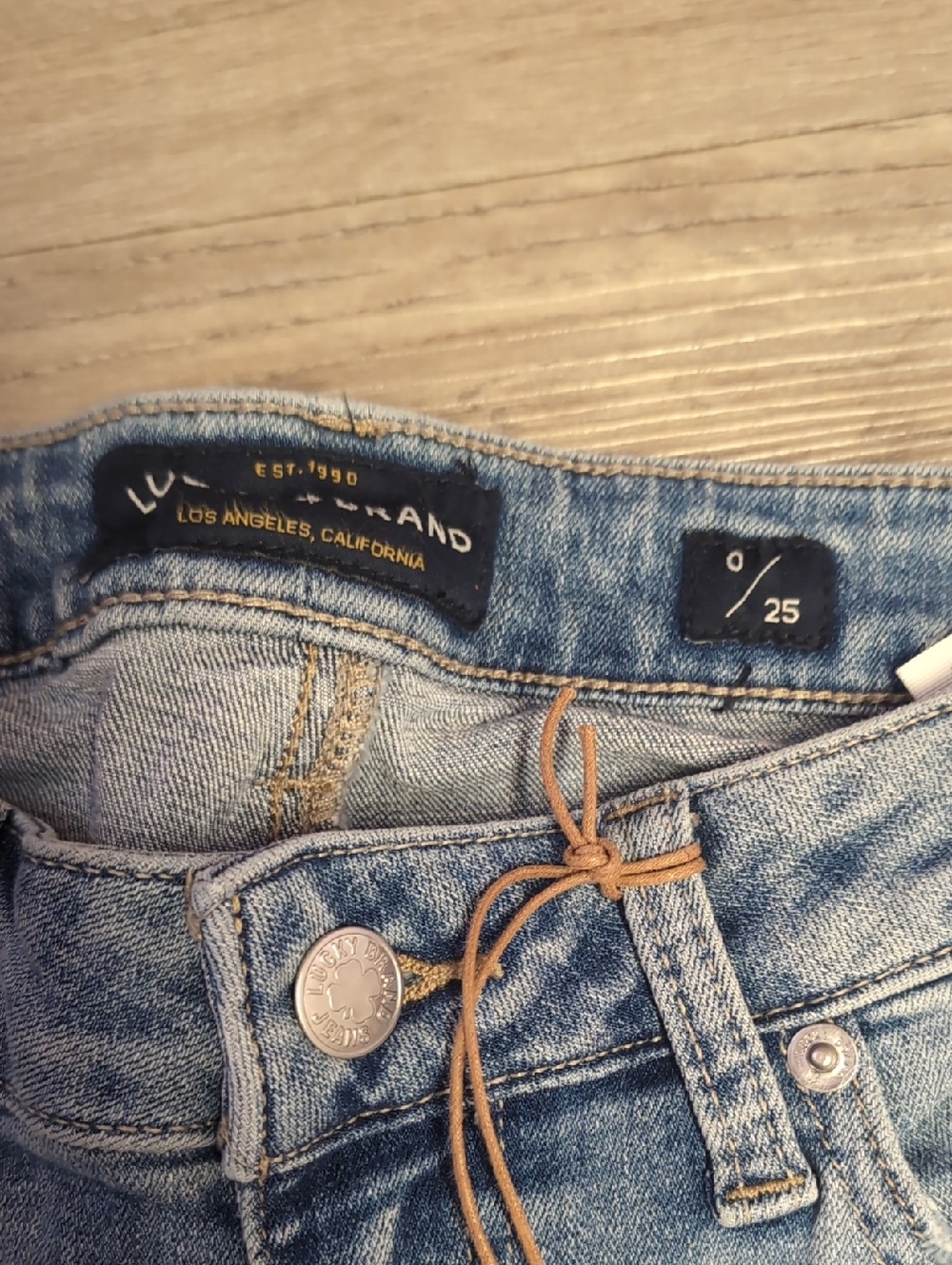 Lucky Brand Light Wash Denim Jeans - Stone Blue Lolita Cropped Skinny